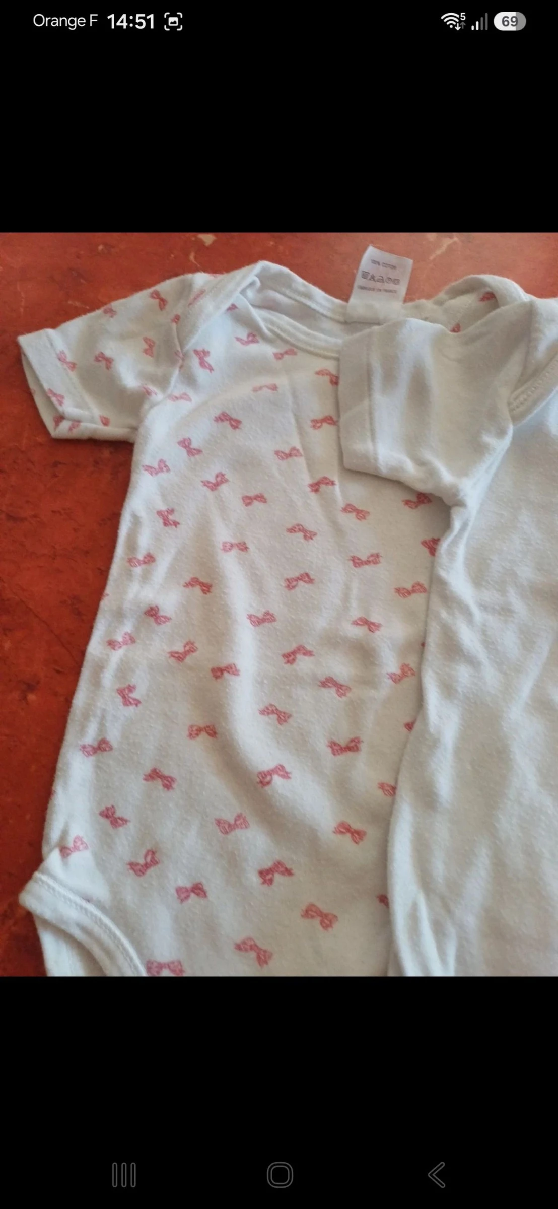 Lot de 2 bodies bébé taille 3 mois – photo 3